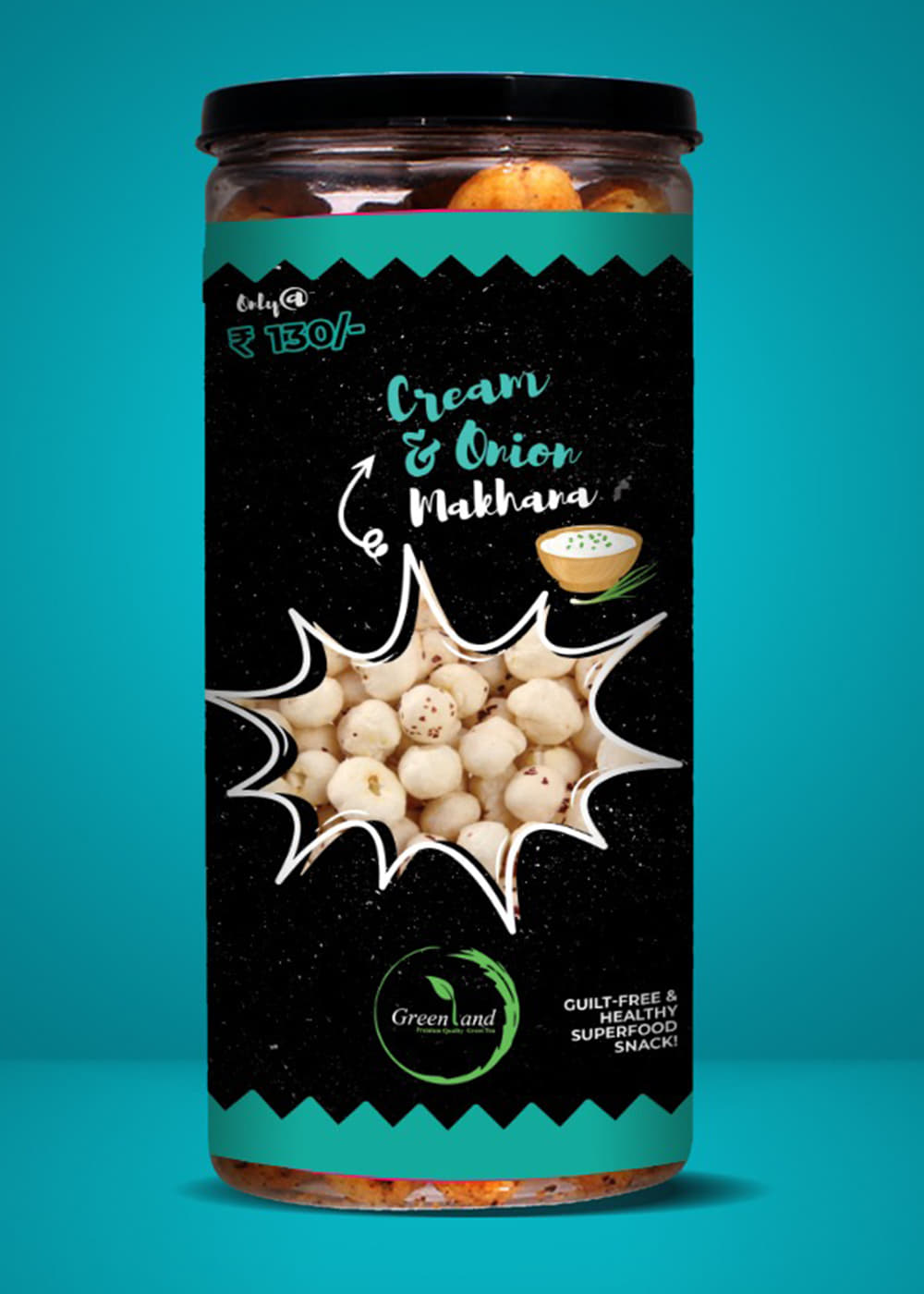 Get Cream & Onion Makhana-70gm at ₹ 140 | LBB Shop