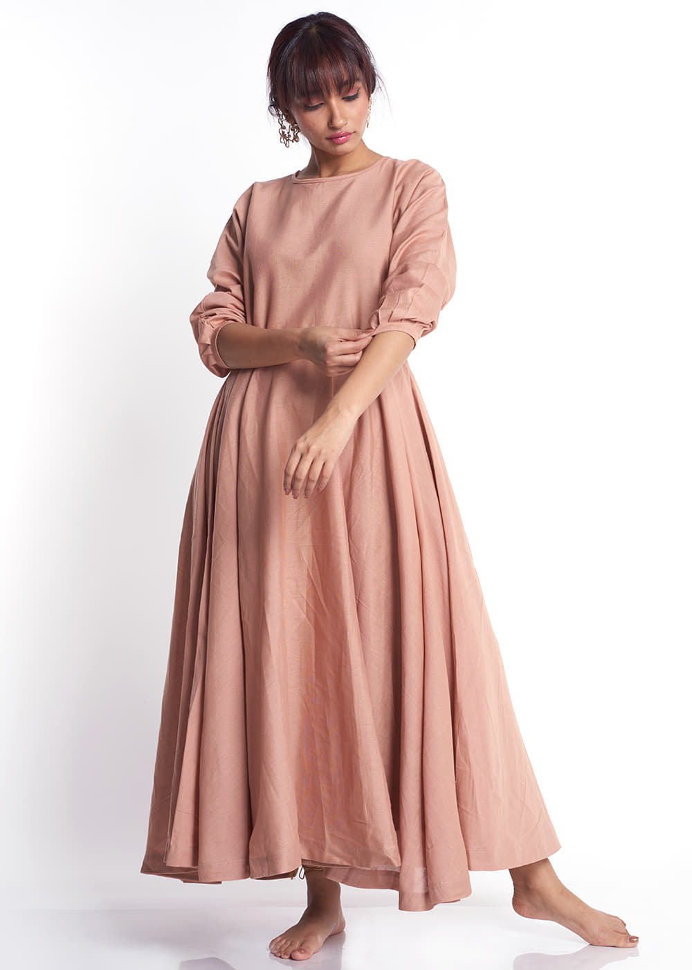 Get Ankle Length Cotton One Piece with Belt at  2050 | LBB Shop