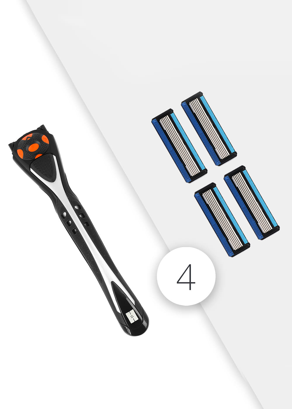 Get Ring Neck VI Pro| 6 Blade Shaving Razor for Men & Women (1 Handle ...