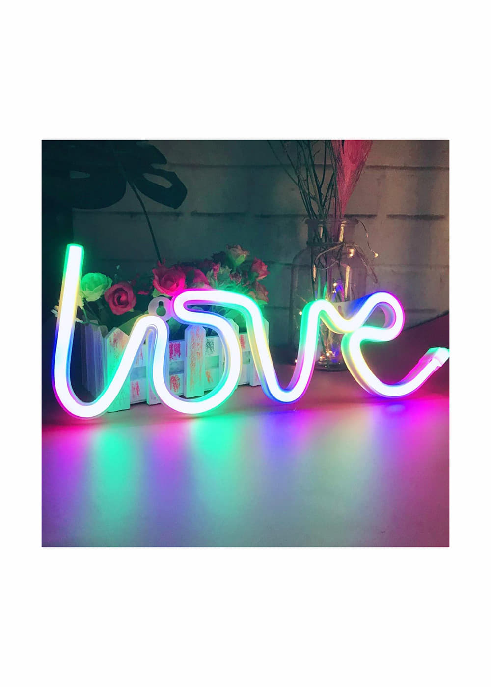 Get Love Neon LED Light Sign for Valentine Decoration at ₹ 810 | LBB Shop