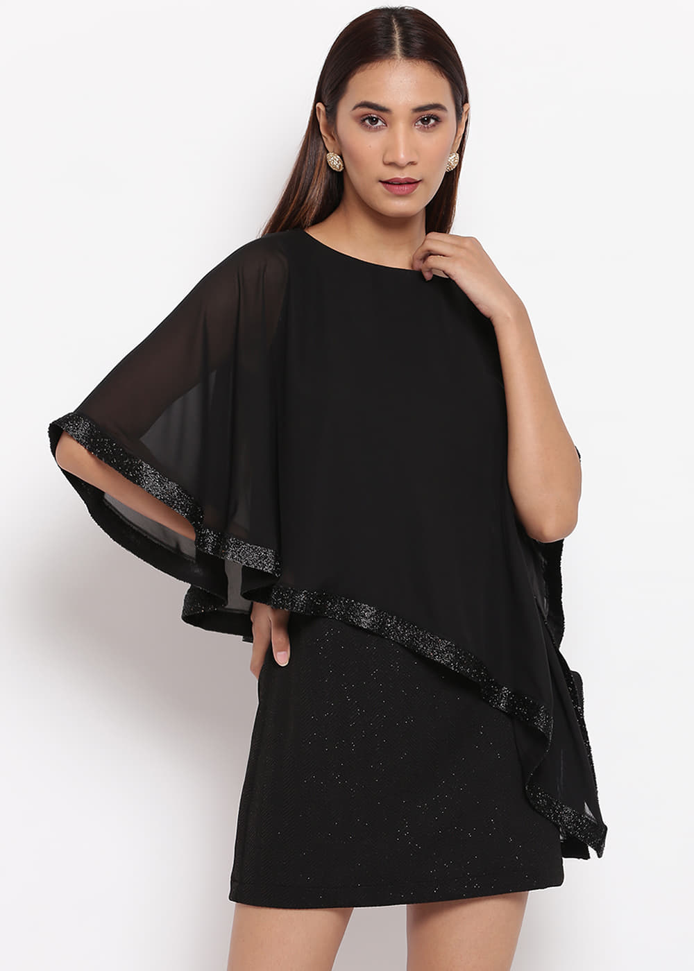 india love black dress Black Beaded Short Dress  Love Me Twice
